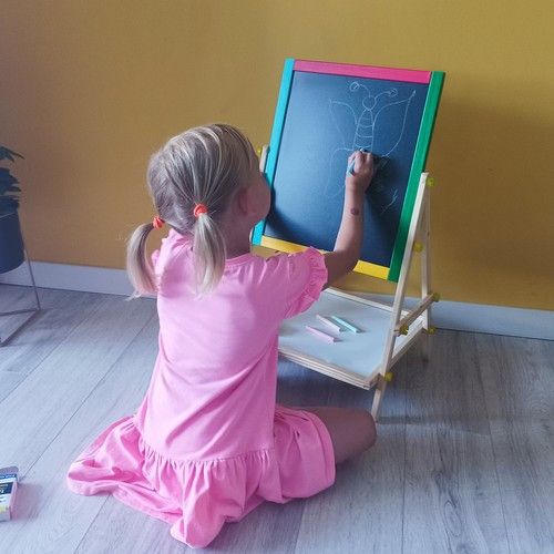 Мольберт деревянный двухсторонний Kruzzel 23546 доска для рисования | Зображення 7