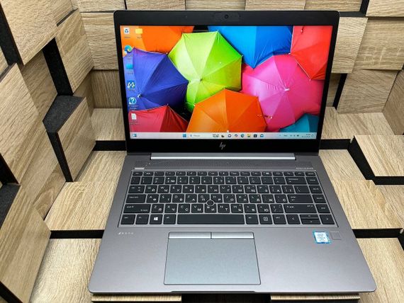 Ноутбук Б-клас HP ZBook 14U G5 / 14" (1920x1080) IPS / Intel Core i5-8350U (4 (8) ядра по 1.7 - 3.6 GHz) / 8 GB DDR4 / 256 GB SSD M.2 / Intel UHD Graphics 620 / WebCam / Fingerprint / HDMI б/в | Зображення 1