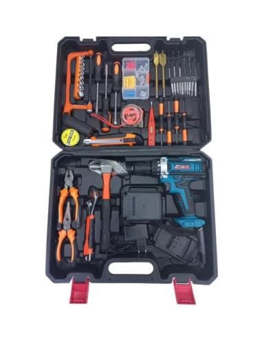 Шуруповёрт с большим набором инструментов Electric Drill Set • Аккумуляторный ударный шуруповерт 24V 5Ah с набором инструментов | Зображення 4