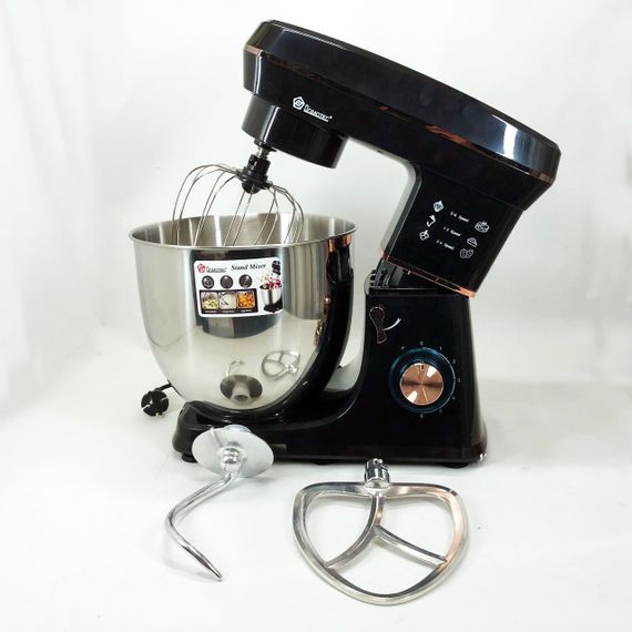 Планетарний міксер 3 насадки Domotec R 6673 12 л, Багатофункціональний кухонний прилад MO-15 | Зображення 3