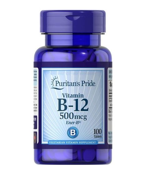 Витамин Б12 Puritan's Pride Vitamin B-12 500 mcg 100 Tabs