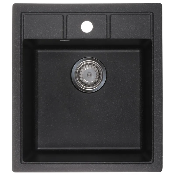 Мойка кухонная Zerix ZS-4651S-03 Черная (ZX4564)