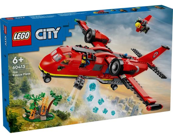 Конструктор LEGO City Пожежний рятувальний літак 60413