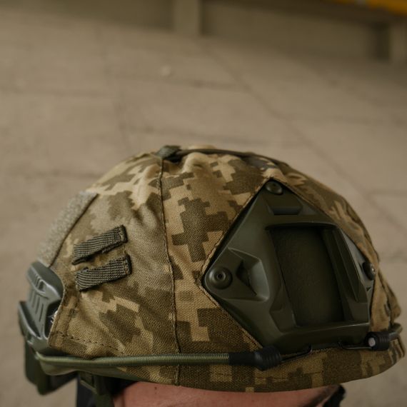 Кавер на шлем Kiborg FAST-1 cordura pixel MM-14. | Зображення 7