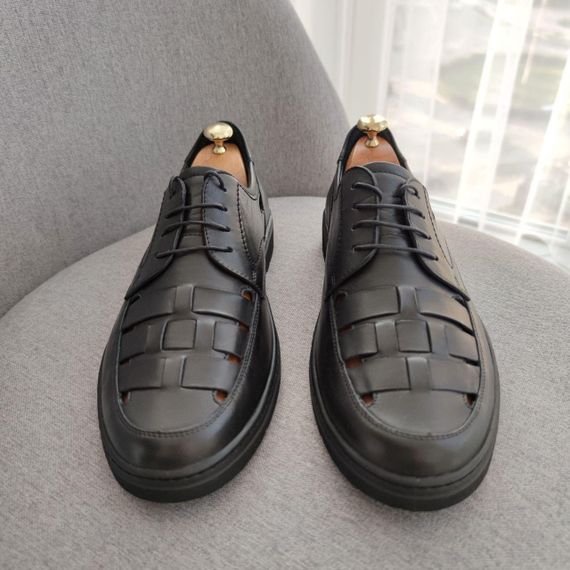 Закриті шкіряні сандалі чоловічі 40 41 розмір | Зображення 2