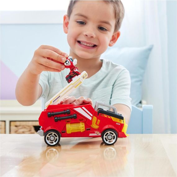 Щенячий Патруль Мегафильм 2023 Пожарная машина и фигурка Маршала Paw Patrol Marshall Mighty Movie Fire Truck | Зображення 7