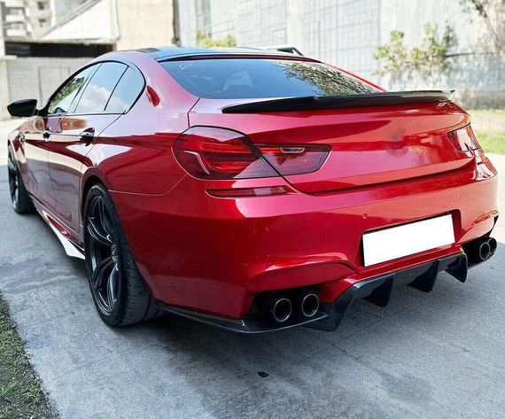 Диффузор заднего бампера V1 (для M6, Карбон) для BMW 6 F12/F13/F06 2011-2018 гг | Зображення 1