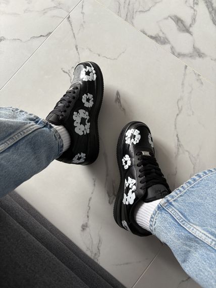 Кроссовки  Air Force x Denim Tears CUSTOM / аир форсе  весна / лето / осень 0156 | Зображення 5