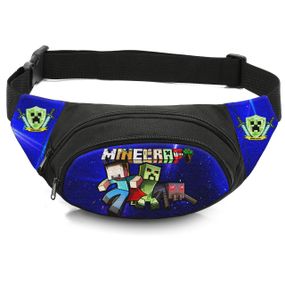 Сумка-бананка дитяча з принтом Minecraft поясна сумка для хлопчика (4520)