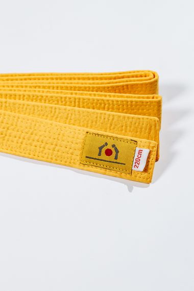 Жовтий пояс для дзюдо ТМ BUDOGI, серія ADVANCED, довжина 280 см | Зображення 1