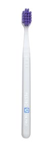 Зубна щітка Pesitro 10К UltraSoft PRO біла з фіолетовим