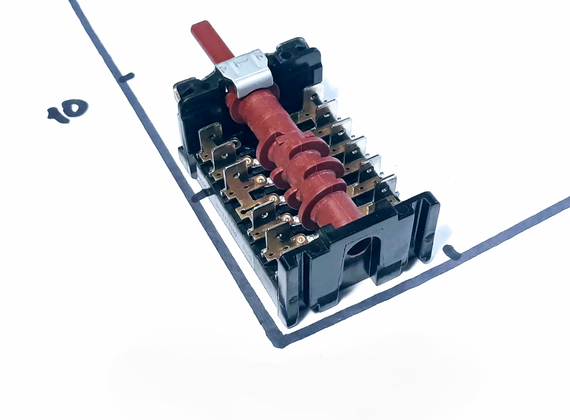 Переключатель шестипозиционный ПМ 86 05 01 Gottak (Испания) | Зображення 2