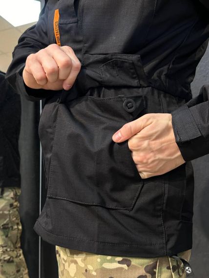 Тактична Військова куртка Чорний Tactical Series 5.0 Black | Зображення 7