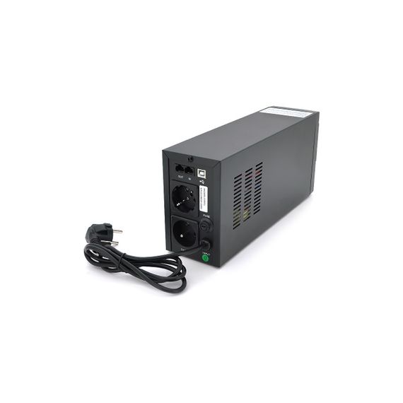 Пристрій безперебійного живлення Qoltec Qoltec QLT650 (360W) (QLT650RJ45LCD-53951) | Зображення 2