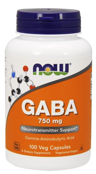 Гамма-аміномасляна кислота NOW Foods Gaba 750 mg 100 caps