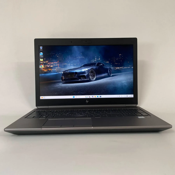 Мобільна робоча станція Б-клас HP ZBook 15 G5 / 15.6" (1920x1080) IPS / Intel Core i7-8850H (6 (12) ядра по 2.6 - 4.3 GHz) / 16 GB DDR4 / 256 GB SSD / nVidia Quadro P1000, 4 GB GDDR5, 256-bit / WebCam / USB Type-C б/в + Подарунок Бездротова миша / USB | Зображення 1