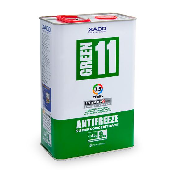 Концентрат антифризу для двигуна Antifreeze Green 11 жестяная банка 4 л