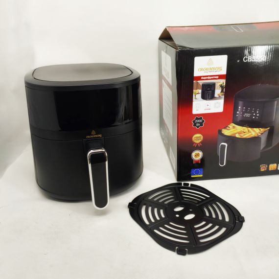 Фритюрница для жарки картошки Crownberg CB-5550 2000Вт 5л, Домашняя фритюрница настольная ES-85 | Зображення 2