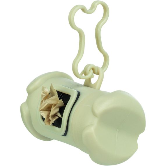 Контейнер-кісточка Trixie для збиральних пакетів пластикова з 1 рулоном пакетів для фекалій розмір М 15 шт | Зображення 2