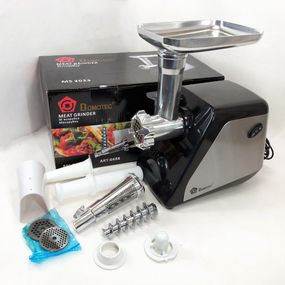 Электрическая мясорубка соковыжималка DOMOTEC MS-2023 2800 Вт, томаты с насадками, мясорубка для мяса