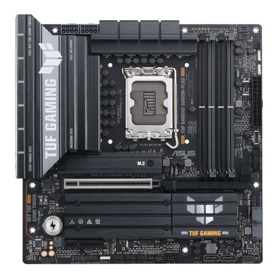 Материнcкая плата ASUS TUF GAMING B860M-PLUS s1851 B860 4xDDR5 M.2 DP HDMI USB Type-C mATX 90MB1JW0-M0EAY0