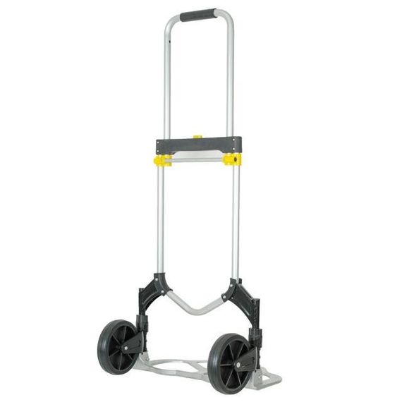 Візок ручний складаний до 80 кг, 450*485*1090, колеса 170 мм, (алюмінієвий) INTERTOOL LT-9010 | Зображення 3