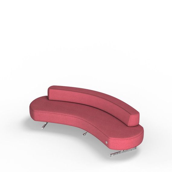 Трехместный диван FLEX 25 Ткань Коралловый | Зображення 1