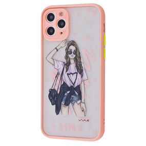Чехол для Apple Iphone 11 VJ-779 Pro персиковый