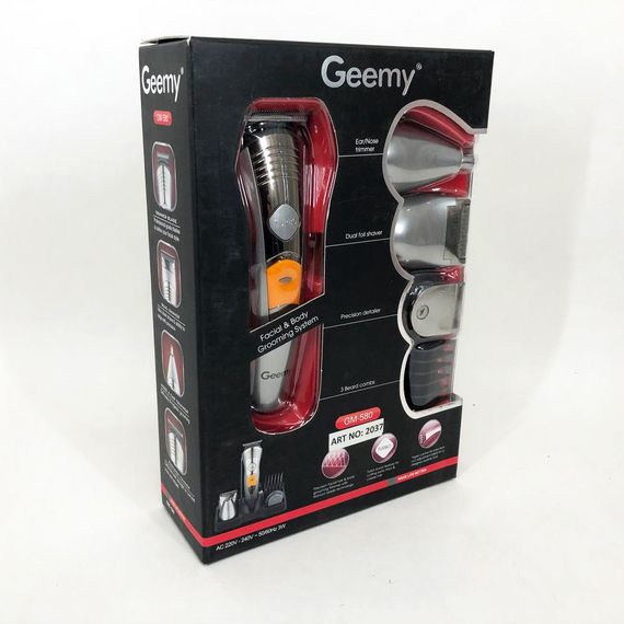Машинка для стрижки мужская Pro Gemei GM-580 | Машинка мужская для бритья | ZL-640 Подстригательная машинка | Зображення 9