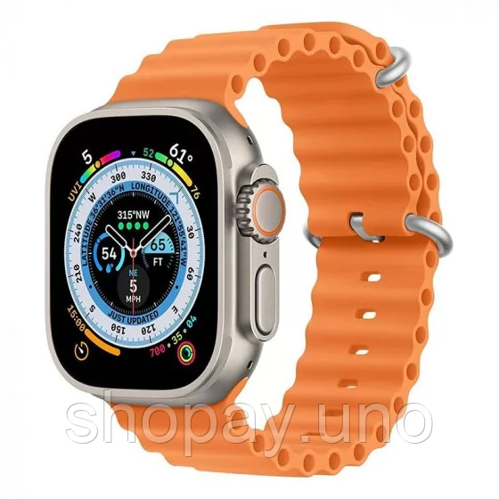 Смарт годинник ULTRA 1-1 Smart Watch 49mm помаранчевий