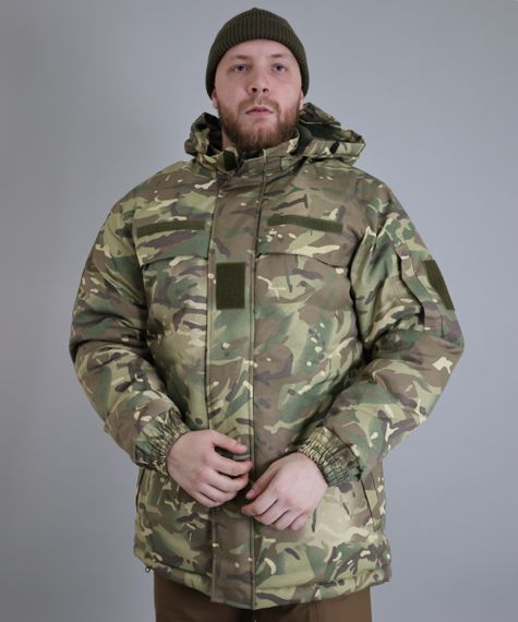 Куртка зимняя Ultimatum Ranger Мультикам,Тактическая зимняя куртка бушлат на флисе 58