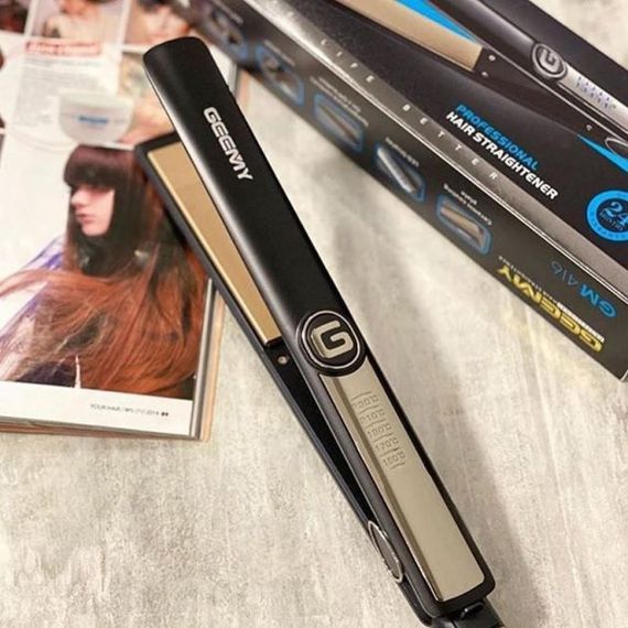 Щетка щипцы для выпрямления волос Gemei GM-416, Щипцы плойка для выпрямления волос, Плойка XR-966 для локонов | Зображення 1