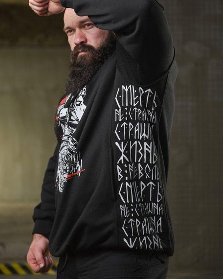 Тепла худи ghetto warrior НП4873 | Зображення 7