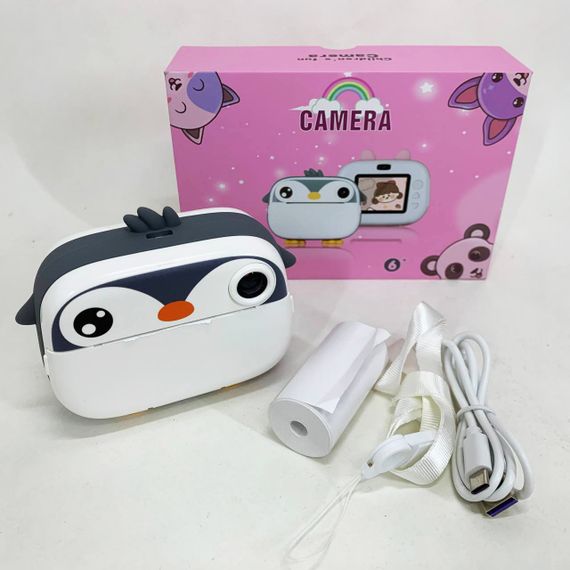 Детский фотоаппарат kids camera, Детский фотоаппарат с термопечатью и видеозаписью UE-27 | Зображення 2