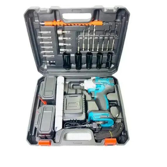 Акумуляторний гайковерт DOMOTEC 96V з 25 насадками