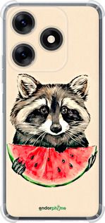 Чохол на Tecno Spark 10 Єнотик з кавуном "4605sp-3023-2448"