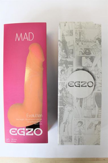Вибратор EGZO Ciberskin V006 ( 19 см х 4,5 см ) sexstyle
