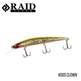 Воблер Raid Level Minnow Plus (125mm, 14g)  (005 Clown)