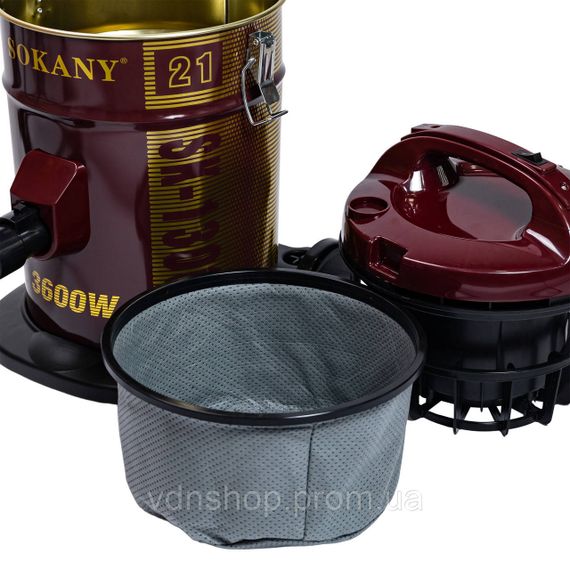 Пылесос SOKANY SK-13006 профессиональный с мешком 21 л | Зображення 1