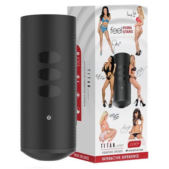 Інтерактивний мастурбатор Kiiroo Titan Feel Pornstars Experience – Бренд Kiiroo, Модель Titan Feel, Ключові характеристики: реаліс | Зображення 1