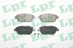 Колодки гальмівні дискові CITROEN C3, C4, PEUGEOT 207, 307 передн. (LPR), LPR (05P807)