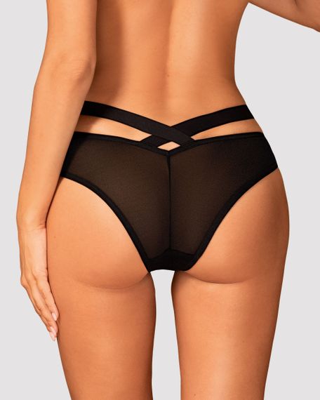 Трусики Obsessive Brasica Черные XS/S | Зображення 1