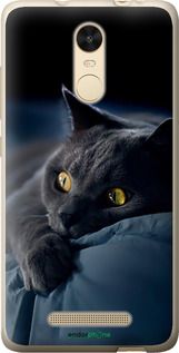 Чохол на Xiaomi Redmi Note 3 pro Димчастий кіт "825t-335-2448"