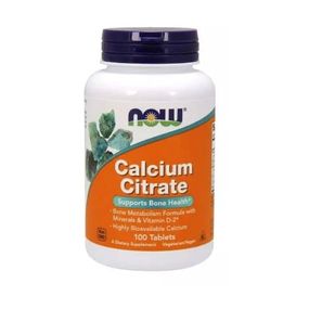 Мультиминеральный комплекс NOW Foods Calcium Citrate 100 Tabs NF1230