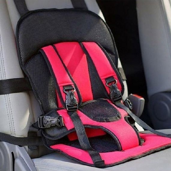 Детское бескаркасное автокресло Multi Function Car Cushion до 12 лет. KW-842 Цвет: красный | Зображення 9