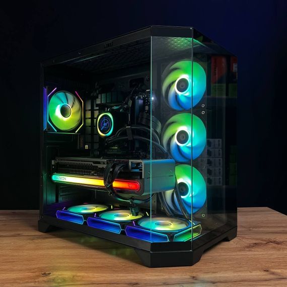 Збірка на замовлення: ігровий ПК GameMax Hype-A Black Tower / AMD Ryzen 5 7500F (6 (12) ядер по 3.7 - 5.0 GHz) / 16 GB DDR5/1000 GB SSD M.2/AMD Radeon RX 7900 XT, 20 GB GDDR6, 320-bit/850W б/в | Зображення 2