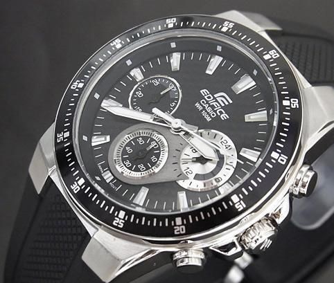 Часы наручные мужские стрелочные стильные оригинальные Япония Casio Edifice EF-552-1AVEF | Зображення 4