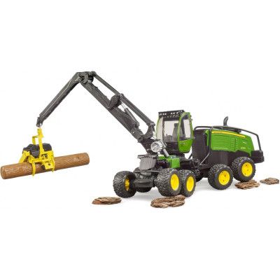 Спецтехника Bruder Харвестер John Deere 1270G с 1 бревном (02135) | Зображення 5