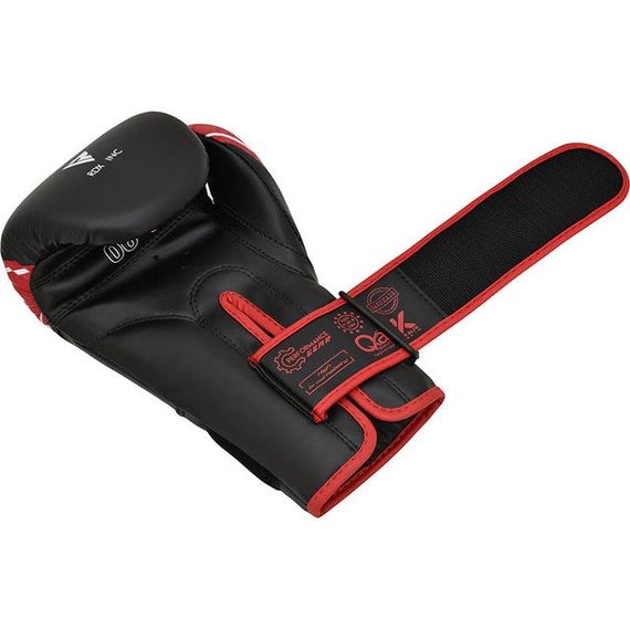 Боксерські рукавиці RDX 4B Robo Kids Red/Black 6 унцій (капа в комплекті) | Зображення 4
