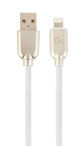 Кабель Cablexpert CC-USB2R-AMLM-1M-W, USB 2.0 А-папа/Lightning, 1.0 м.